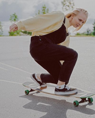 Person practicing gentle movement for cool down